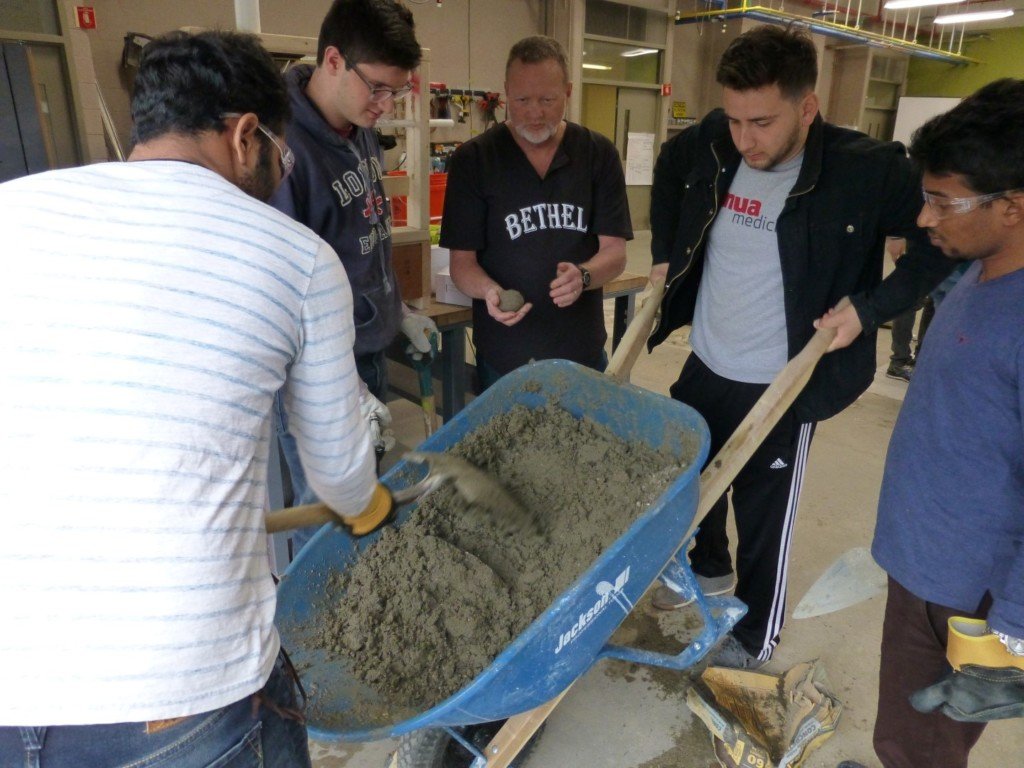 Pouring the Concrete